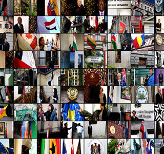 Bootschaft Fotowand Life Flag