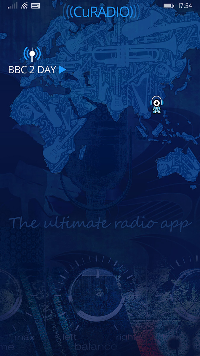 Cugate Radio App 1 Christian Bennat Programmierung UX UI Design Beratung Konzeption Interactiv 
