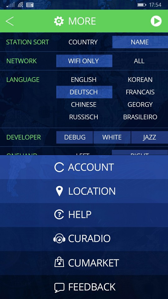 Cugate Radio App 2 Christian Bennat Programmierung UX UI Design Beratung Konzeption Interactiv 
