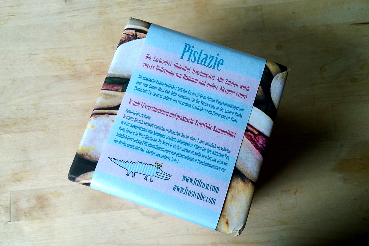 FrostCube Frost Cube Fräulein Frost Eis Verpackung Christian Bennat Design 