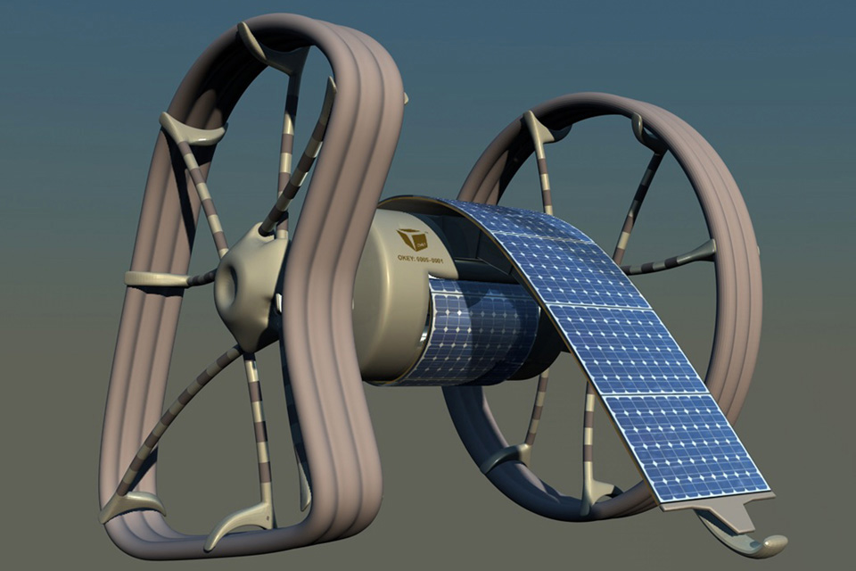 c-rove Mond Mondrover Moon Rover Vehicle Objekt GLXP Google Lunar Xprice c-base Open moon Openmoon Christian Bennat Projekt Konzept Design Marten Suhr