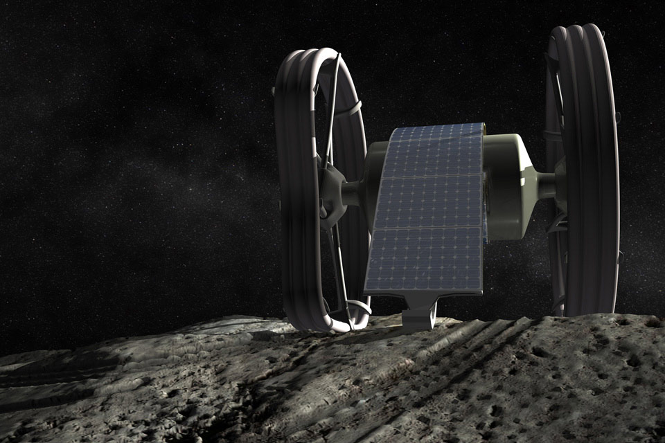 c-rove Mond Mondrover Moon Rover Vehicle Objekt GLXP Google Lunar Xprice c-base Open moon Openmoon Christian Bennat Projekt Konzept Design Marten Suhr