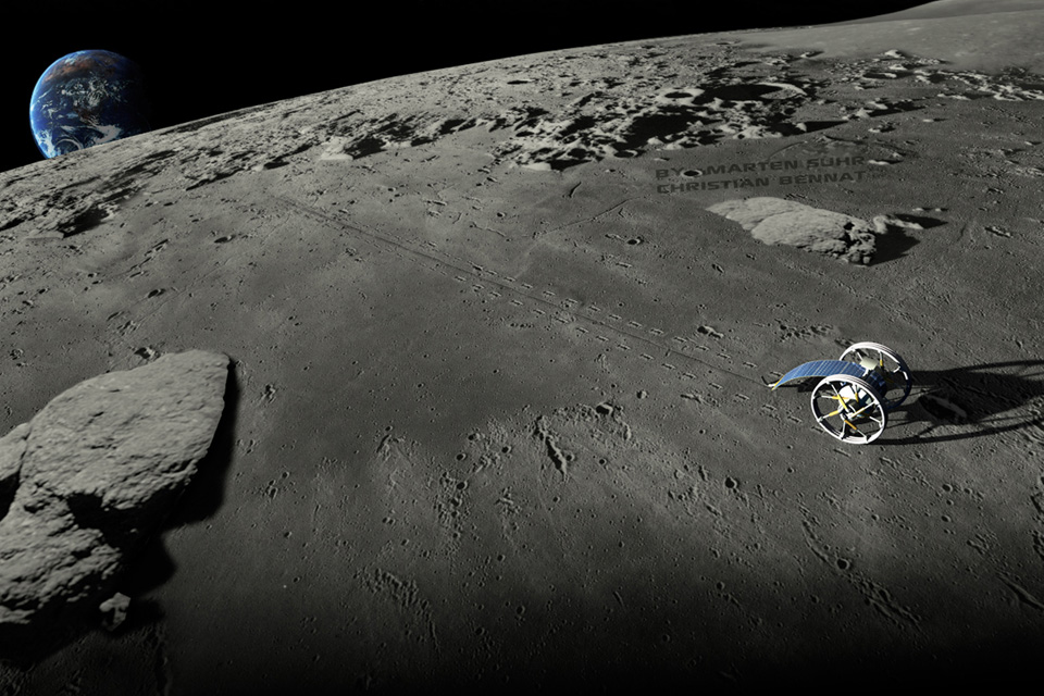 c-rove Mond Mondrover Moon Rover Vehicle Objekt GLXP Google Lunar Xprice c-base Open moon Openmoon Christian Bennat Projekt Konzept Design Marten Suhr