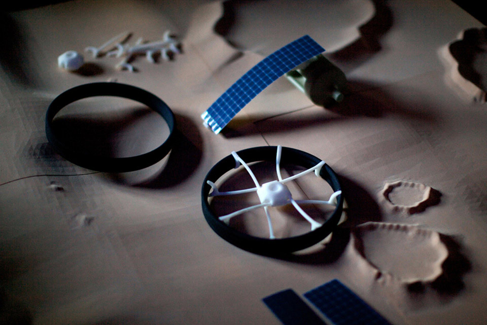 c-rove Mond Mondrover Moon Rover Vehicle Objekt GLXP Google Lunar Xprice c-base Open moon Openmoon Christian Bennat Projekt Konzept Design Marten Suhr