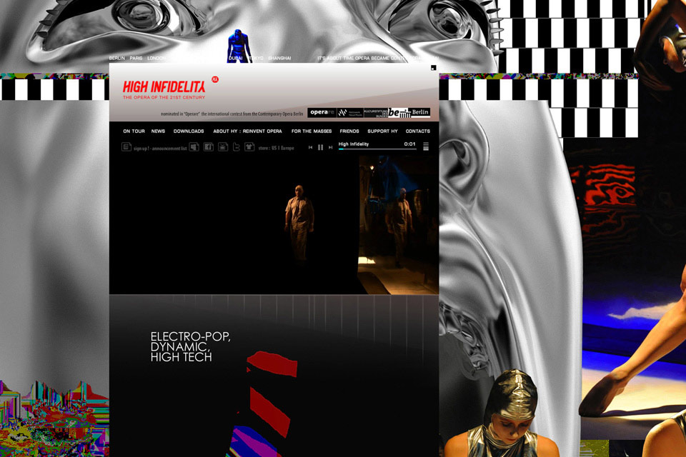 HY Opera Christian Bennat Website Flash Programmierung Multi Medialer Event Oper Theater Tanz