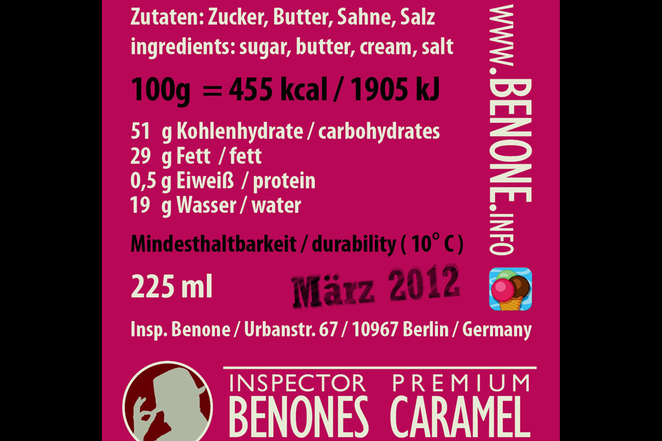 Inspector Benone Premium Caramel Christian Bennat Produkt Design