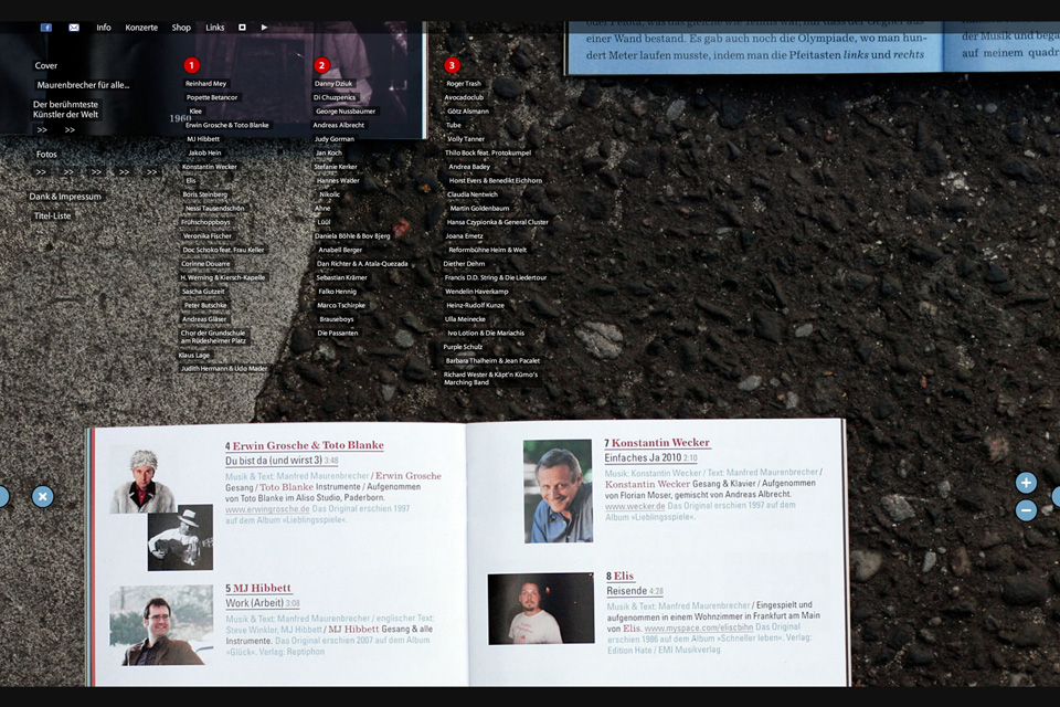 Maurenbrecher Manfred Christian Bennat Website Design Flash UX UI Animation 
