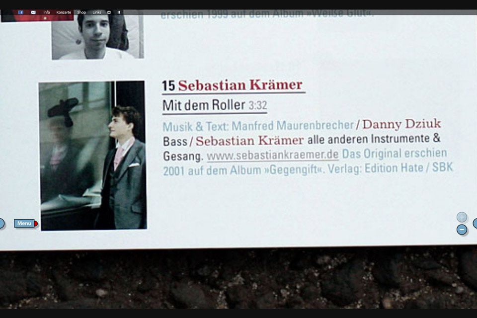 Maurenbrecher Manfred Christian Bennat Website Design Flash UX UI Animation 