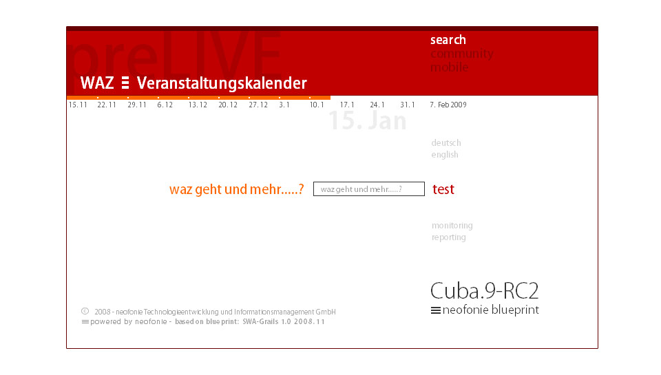 Neofonie Bennat Design Flash Programmierung HTML Js Javascript Festanstellung