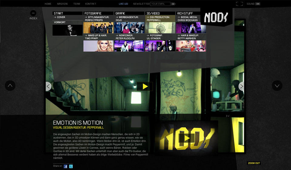 Nook Bennat Phil Meinwelt Beratung Flash Programmierung UX UI Animation Webvideo Website 