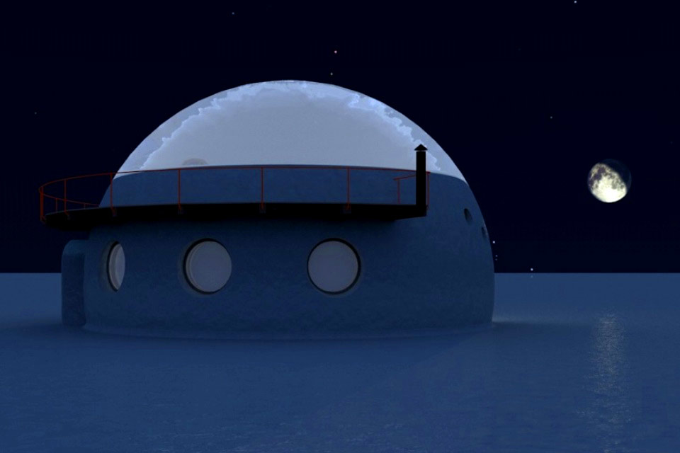 Qanuk Iglu Eis Bennat Projekt Konzept Architektur Design Marten Suhr 3D 