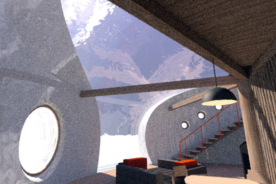 Qanuk Iglu Eis Bennat Projekt Konzept Architektur Design Marten Suhr 3D 