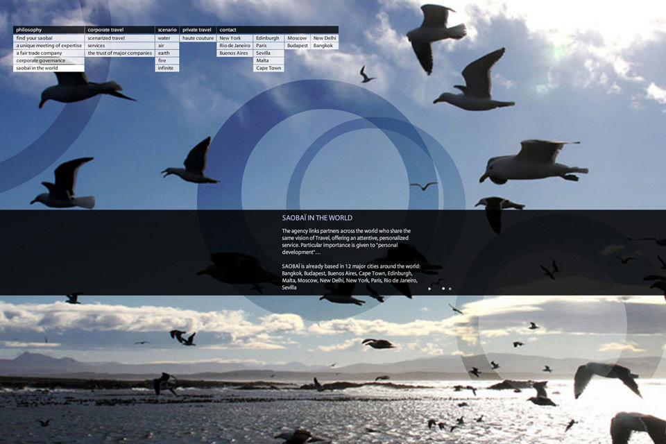 Saobai Bennat Website Design Flash UX UI Pogrammierung