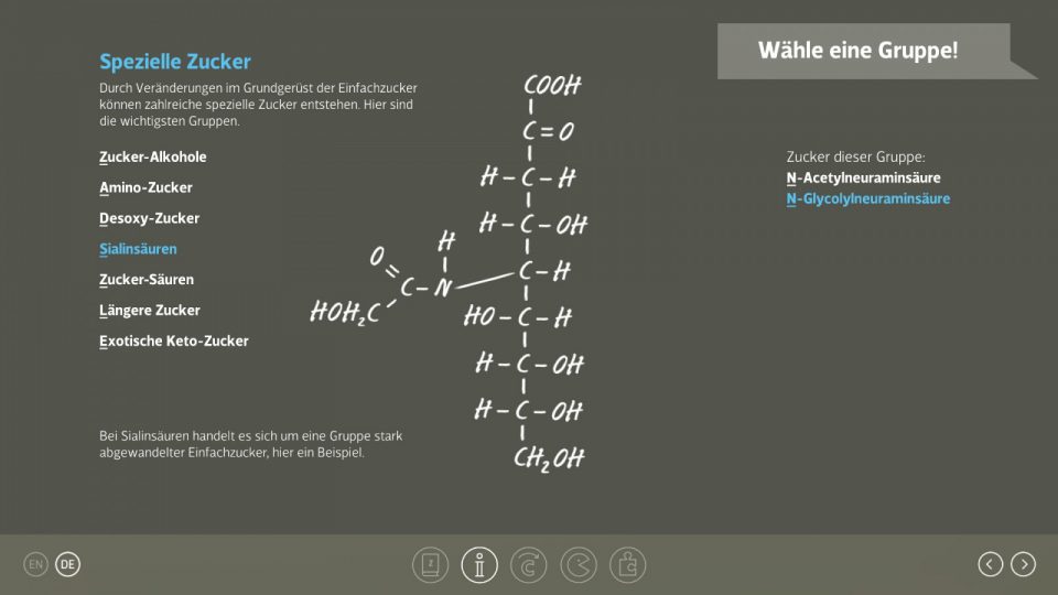 ZZ425 Alles Zucker Bennat App Design UX UI Programmierung Unity C-Sharp