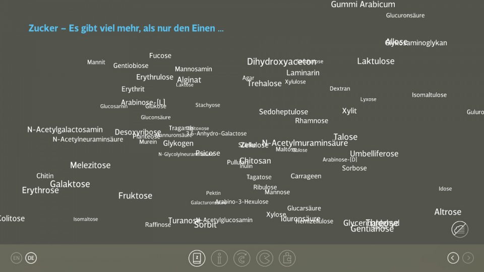 ZZ425 Alles Zucker Bennat App Design UX UI Programmierung Unity C-Sharp