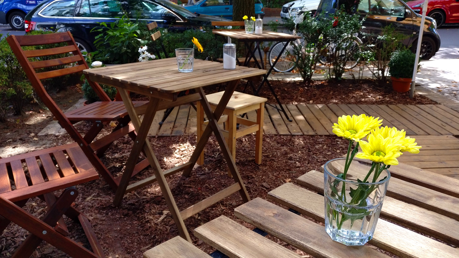 FF-3 Fräulein Frost Eis Eiscafé Eisdiele Beckerstr. 4, 12157 Berlin Christian Bennat 2018 Garten