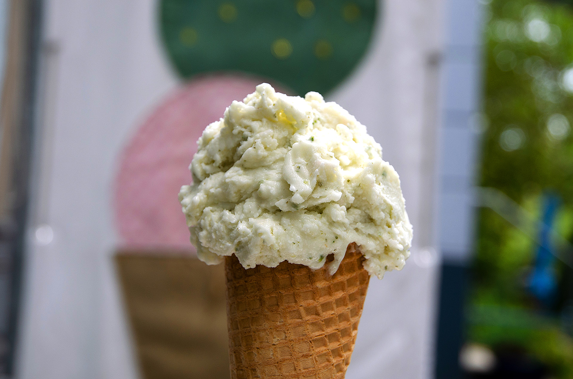 FF-3 Fräulein Frost Eis Eiscafé Eisdiele Beckerstr. 4, 12157 Berlin Christian Bennat 2018 GuZiMi Gurke Zitrone Minze