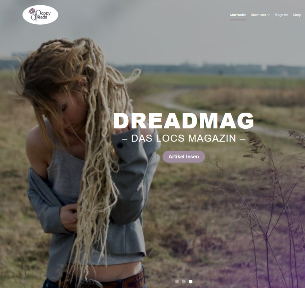 Poppydreads, WordPress, Christian Bennat, Design, Programmierung, Wartung, Berlin, Friedenau