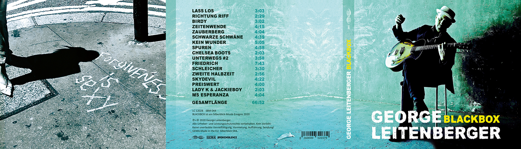 George Leitenberger CD-Cover DigiPack Booklet Christian Bennat Print Layout 2020