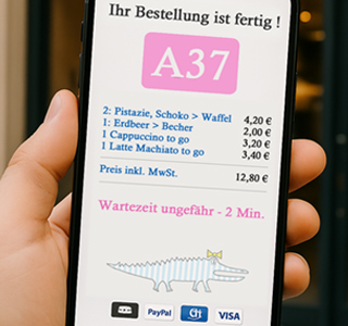 WaitingToGo – Wartenummer per Handy